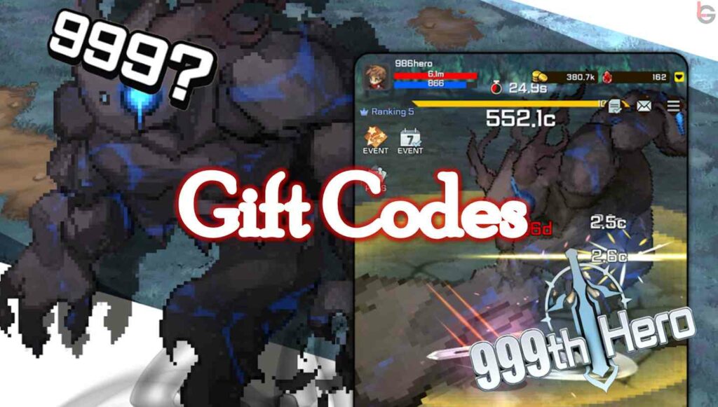 gift code for 999th hero