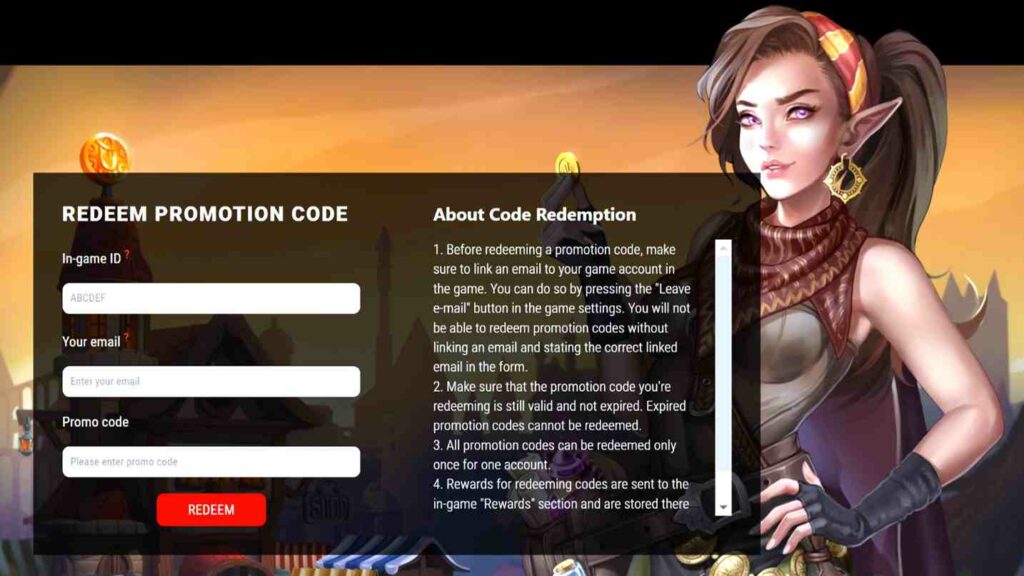 how to redeem codes in mighty party