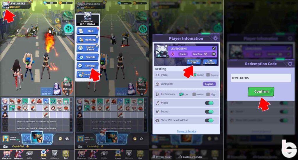 how to redeem run goddess gift codes