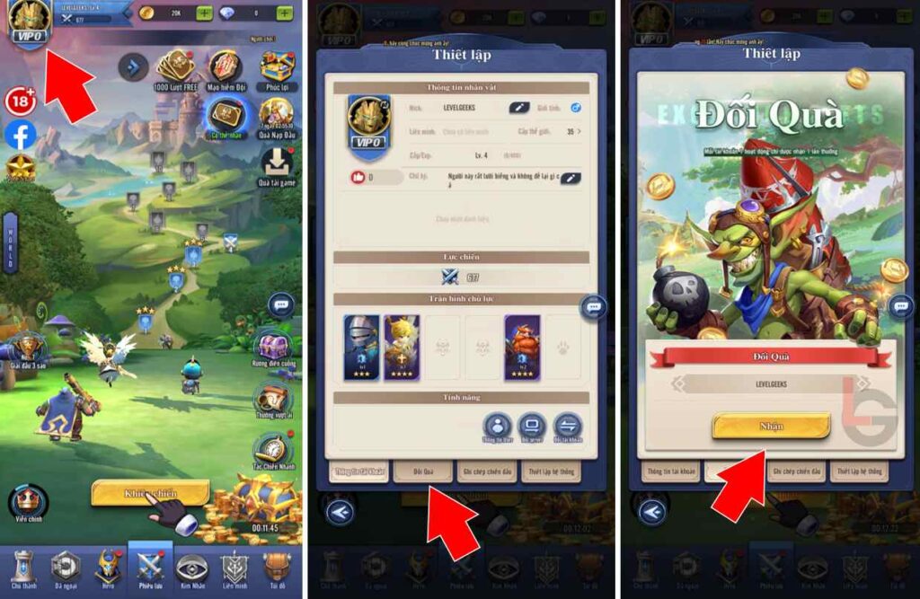 how to redeem codes in war 3 arena