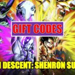 Saiyan Descent Shenron Summon Codes