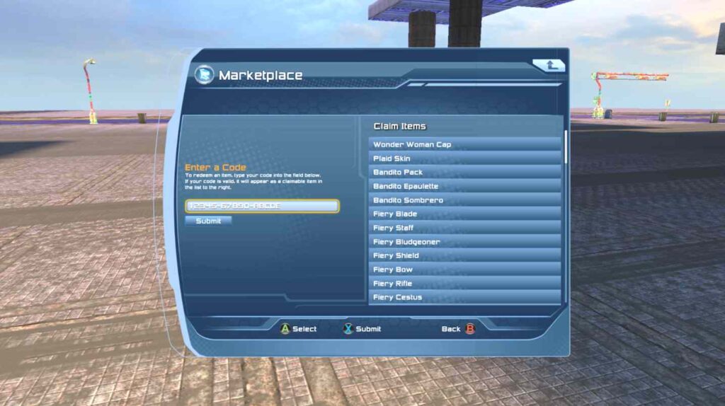 how to redeem codes in dc universe online