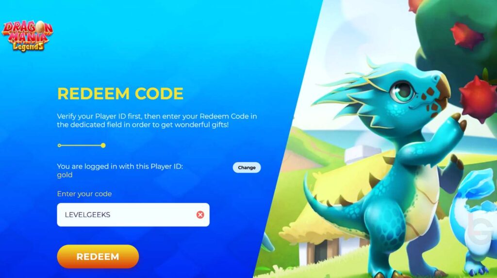 how to redeem codes in dragon mania legends