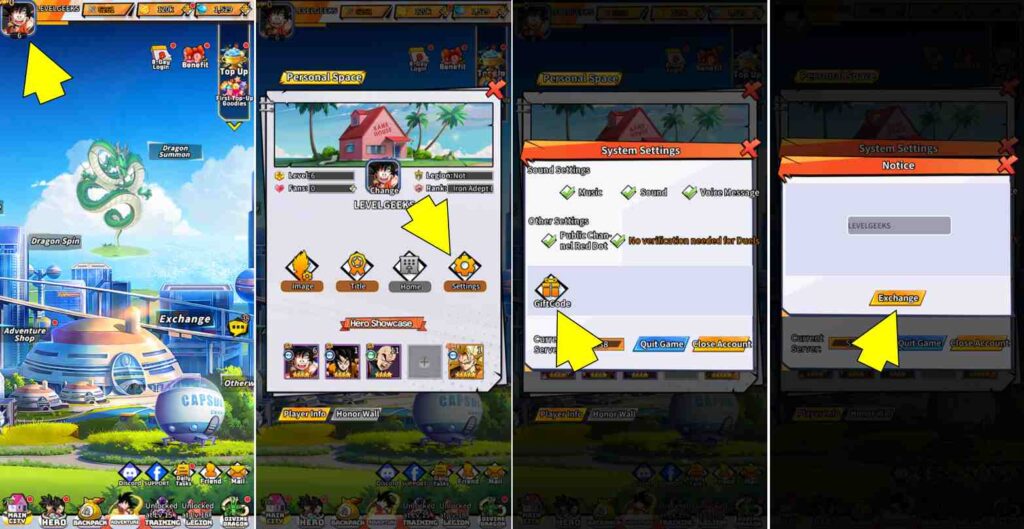 how to redeem codes in saiyan descent shenron summon