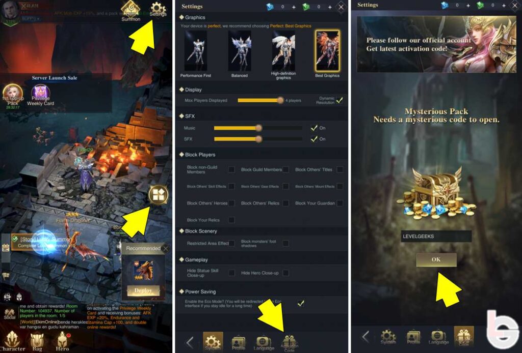 how to redeem codes in athena blood twins