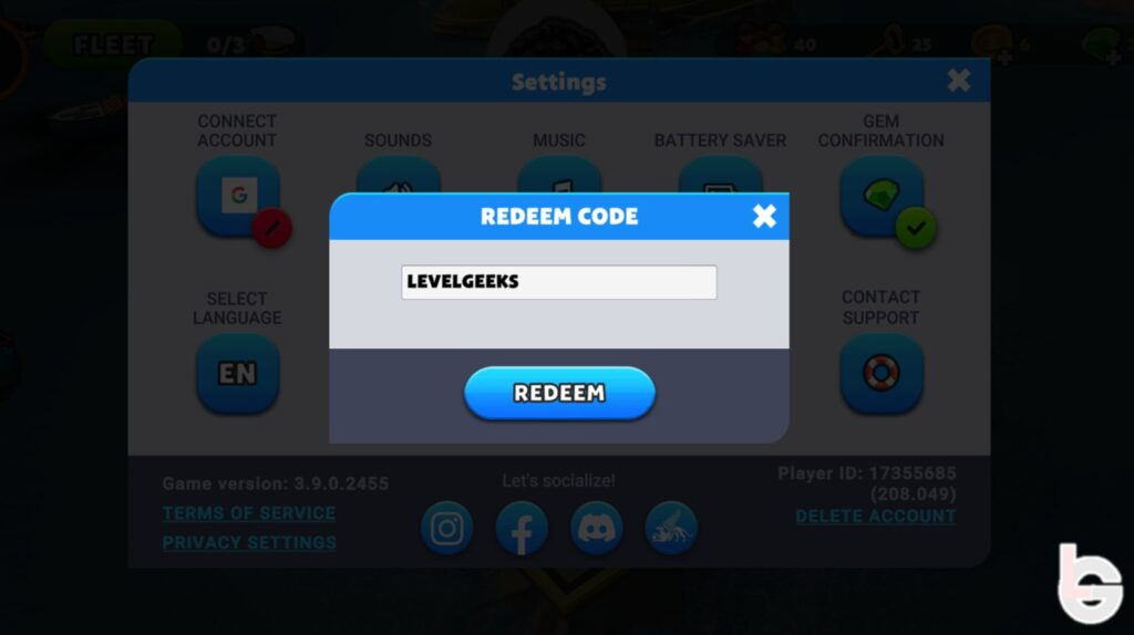 how to redeem codes in port city