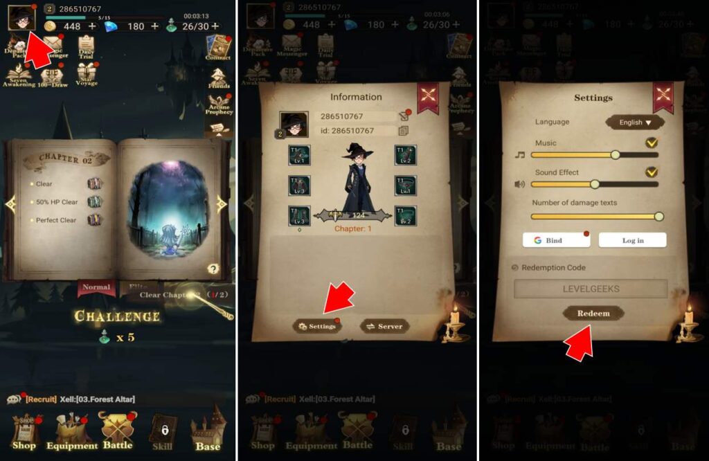 how to redeem solo spellcasting codes