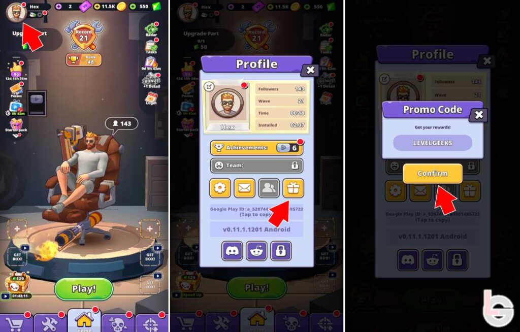 how to redeem codes in lazy apocalypse