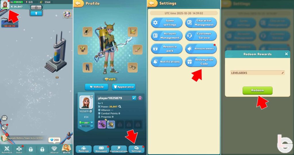 how to redeem codes in micro hunter