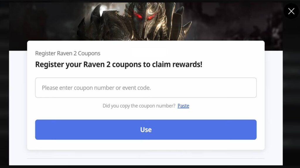 how to redeem coupon codes in raven 2